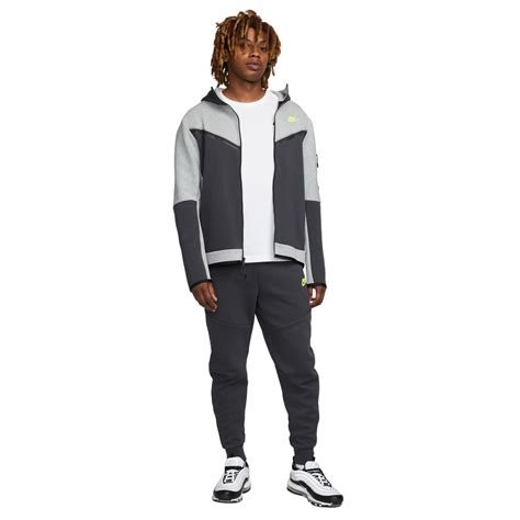 nike tech fleece grijs donkergrijs